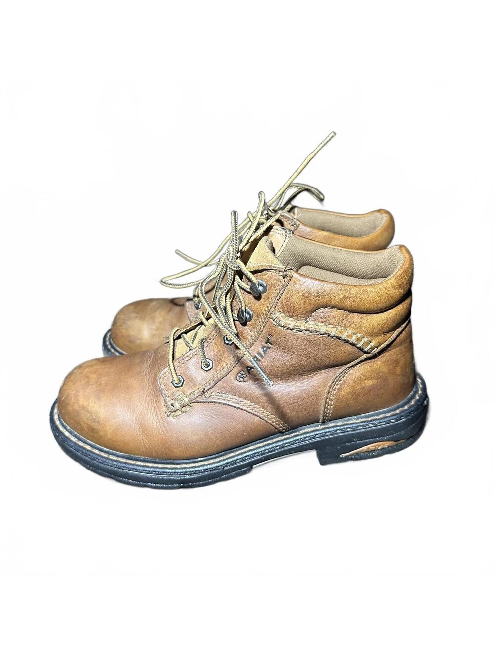 Ariat Macey Composite Toe Work Boot WOMANS IN DARK PEANUT  SZ 9